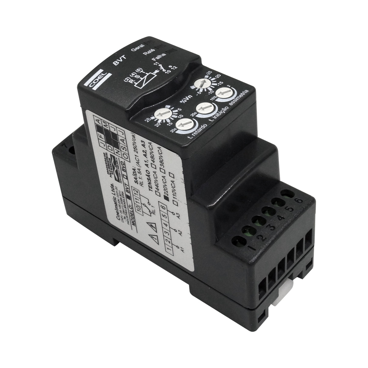 BVTD-P - Coel - Protector fase trifásico 220Vac