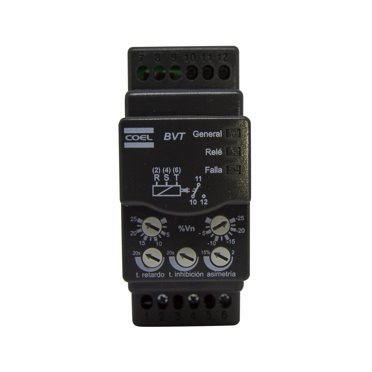 BVTQ - Coel - Protector de fase trifásico voltaje 440Vac