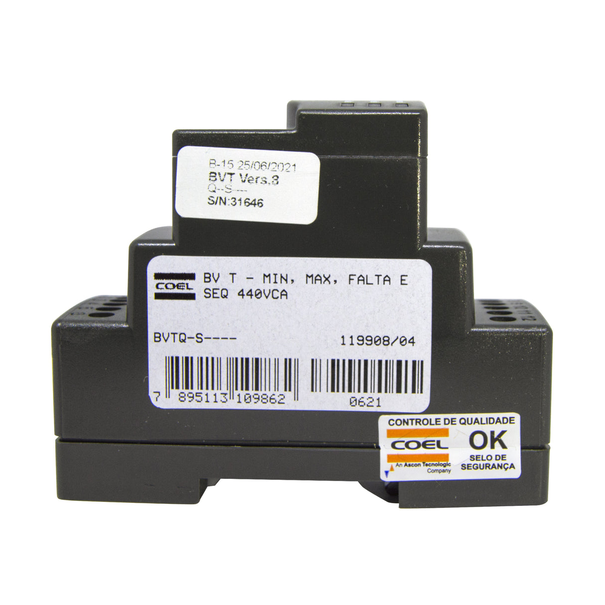 BVTQ - Coel - Protector de fase trifásico voltaje 440Vac