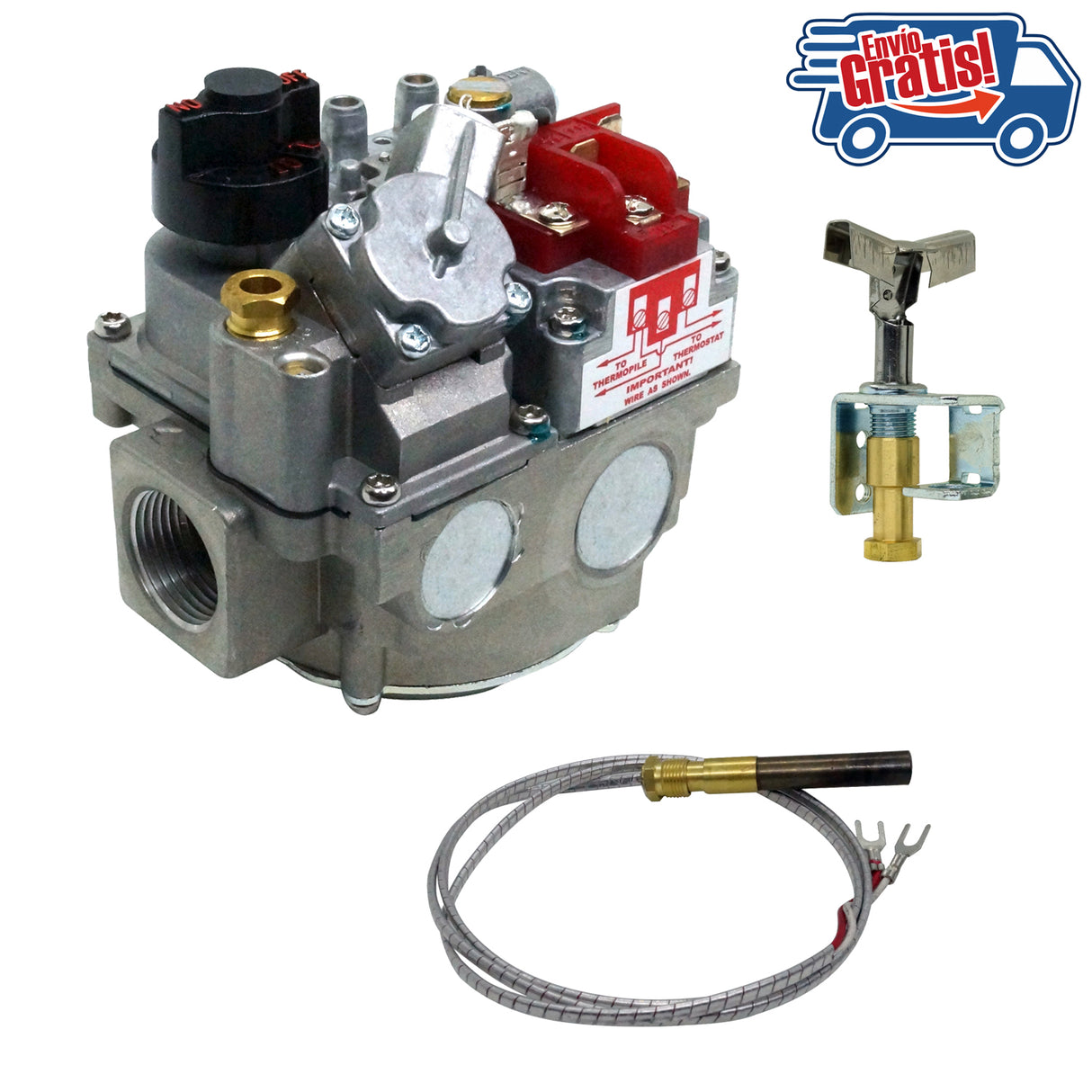 CC-2025 - Cooking Controls - Kit Freidora Valvula Milivolts Con Termopila y Piloto