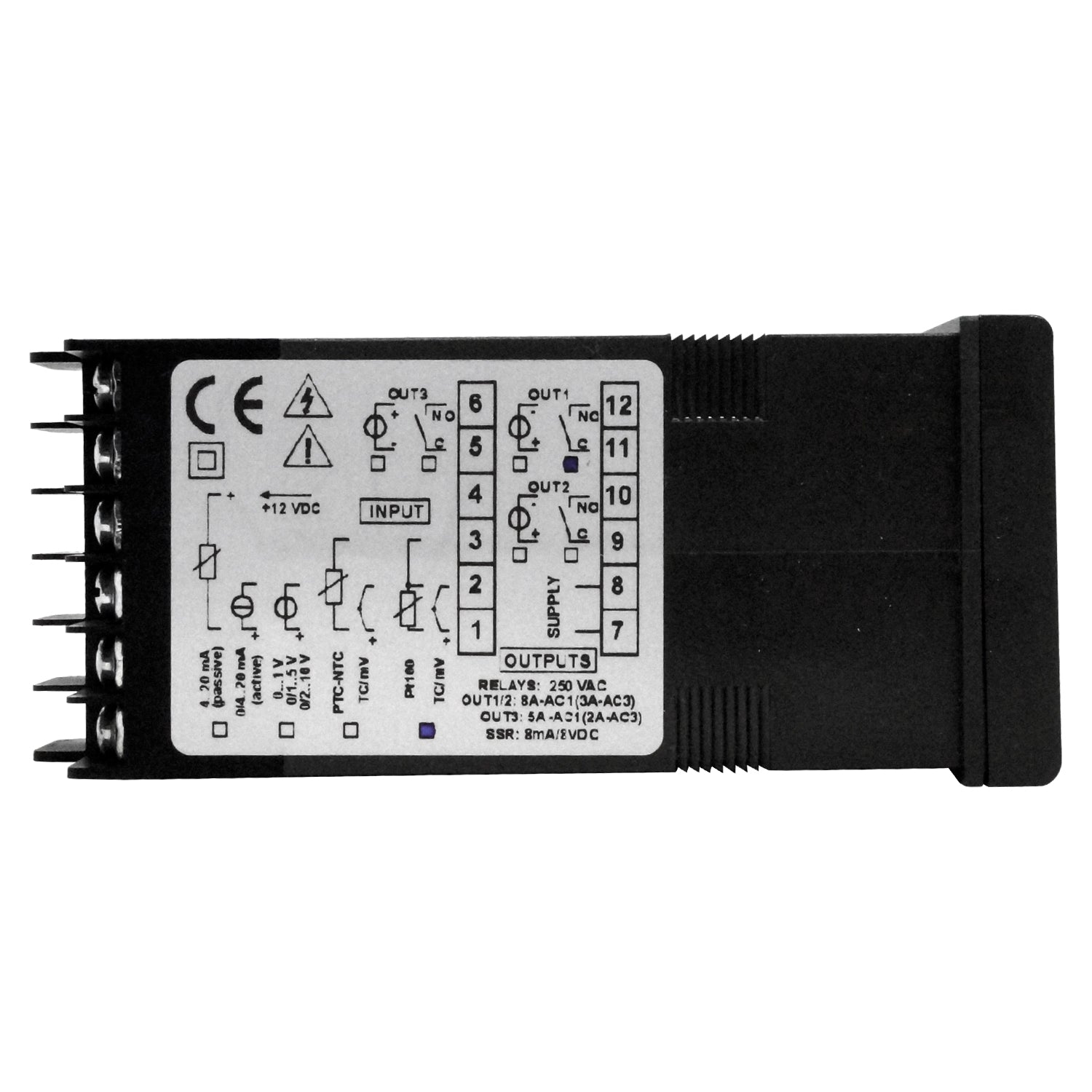 TLK48HR - Coel - Control de temperatura digital 1/16 din