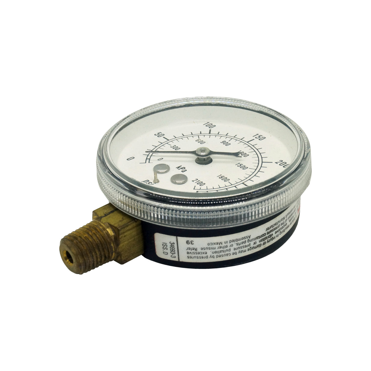 Manómetro - Marsh - 2" Rango 300Psi conexión 1/4 npt inf