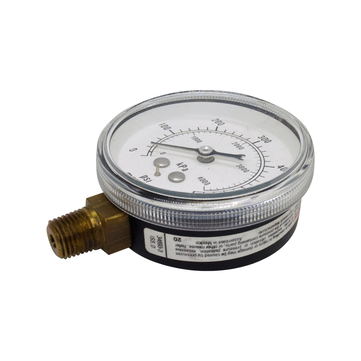 Manómetro - Marsh - 2.5" Rango 400Psi conexión 1/4 npt inf