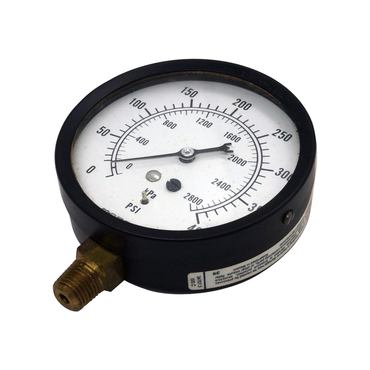 Manómetro - Marsh - 3.5" Rango 0-400Psi conexión 1/4 npt inf