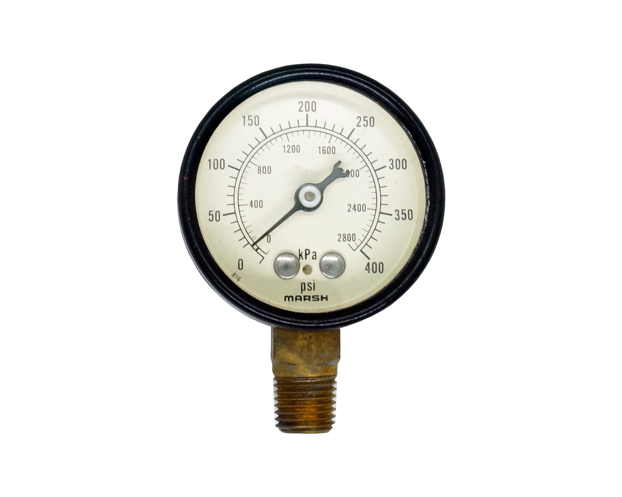 Manómetro - Marsh - 2" Rango 0-400Psi conexión 1/4 npt inf