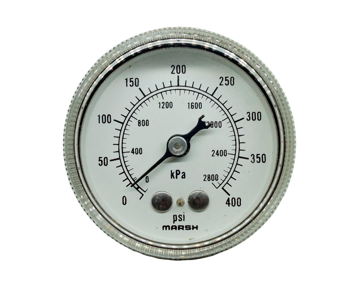 Manómetro - Marsh - 2" Rango 0-400Psi conexión 1/4 npt post