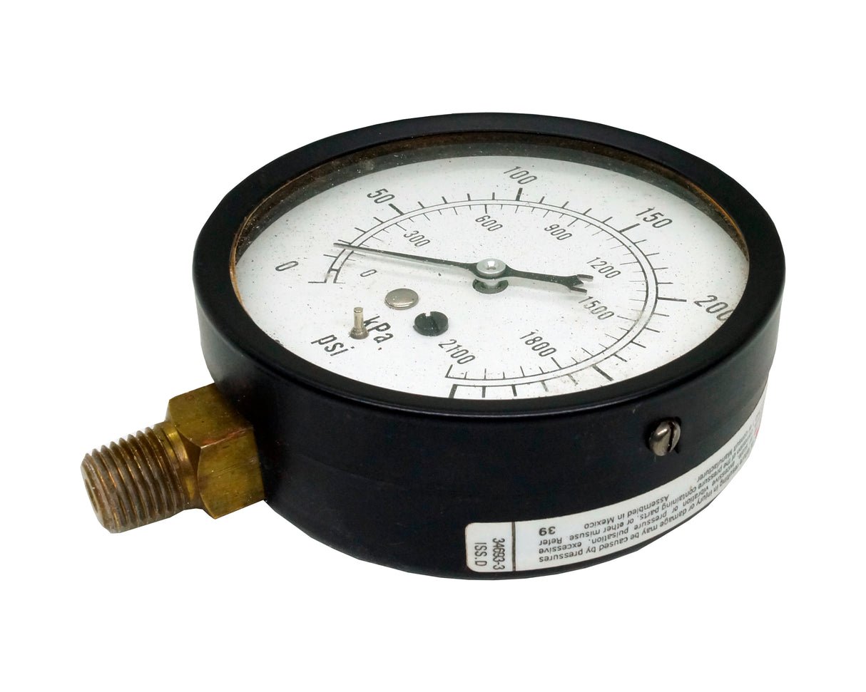 Manómetro - Marsh - 3.5" Rango 0-300Psi conexión 1/4 npt inf