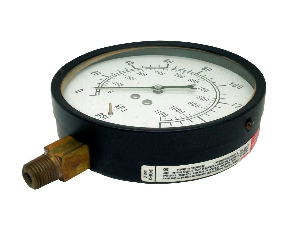 Manómetro - Marsh - 4.5" Rango 0-160Psi conexión 1/4 npt inf