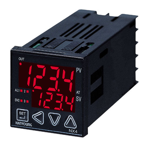NX4-00 - Hanyoung - Control de temperatura 1/16 din 100-240Vca