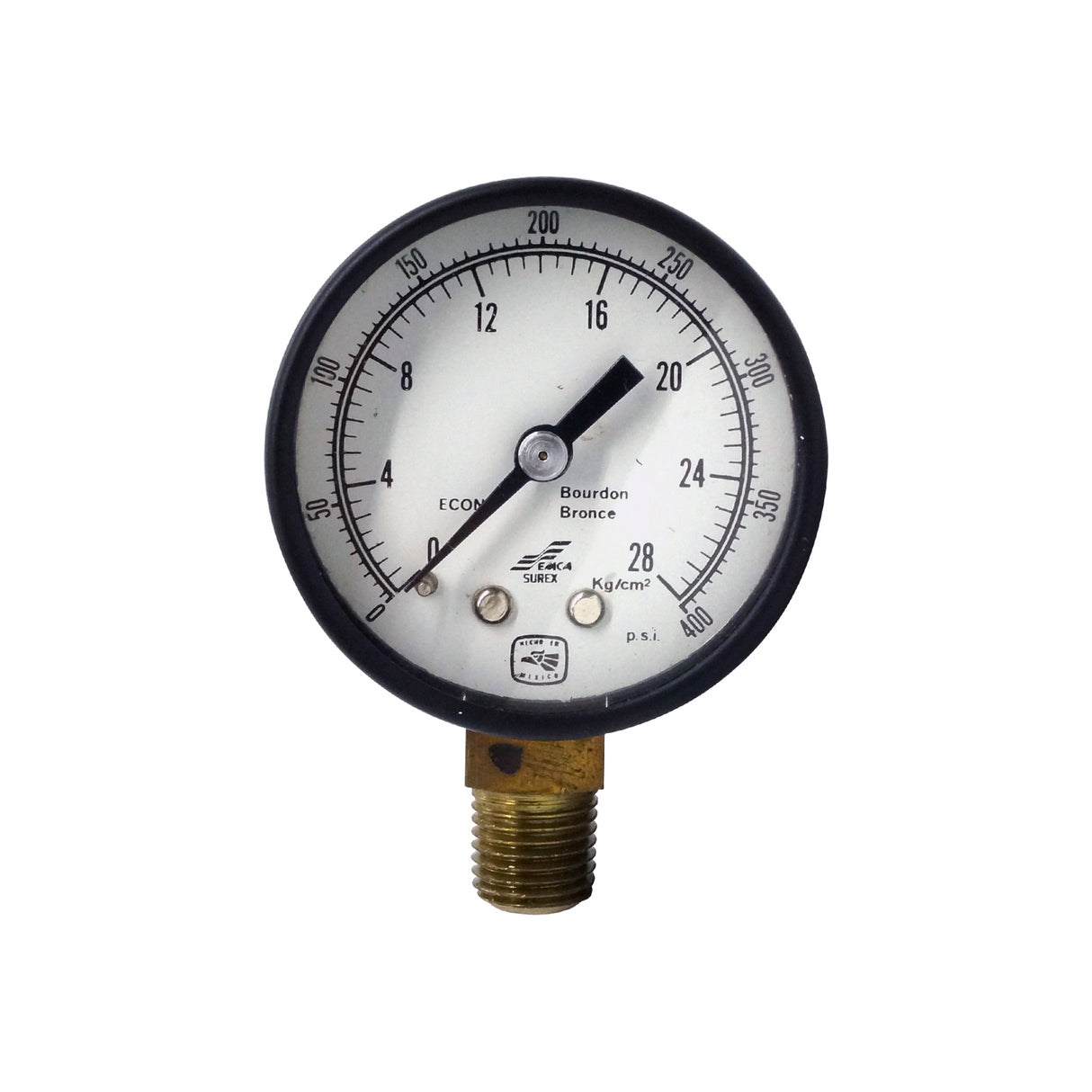 SX-1010 - Surex - Manómetro 2 rango 28Kg conexión 1/4 Npt inf