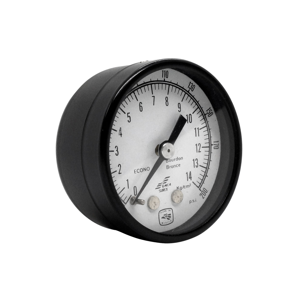 SX-1011 - Surex - Manómetro 2 rango 14Kg conexión 1/4 npt post