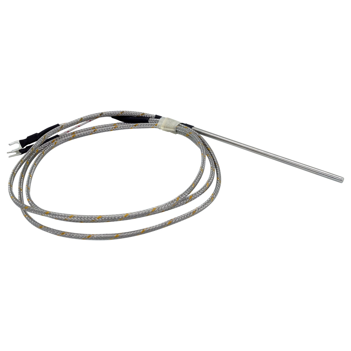 TK18X10CME100FM - Tempzone - Termopar tipo K de 1/8” x 10cm, extensión de 1mt forro de malla