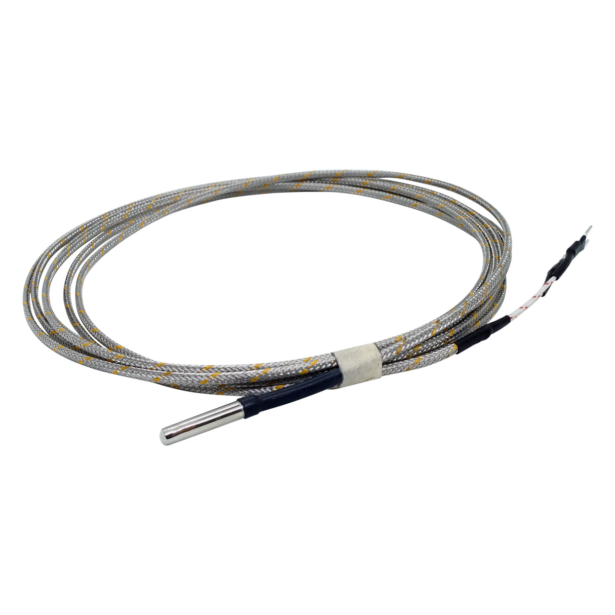 TSK316X1E300FM - Tempzone - Termopar standar tipo K 3/16 x 1" extension 3mts forro de malla