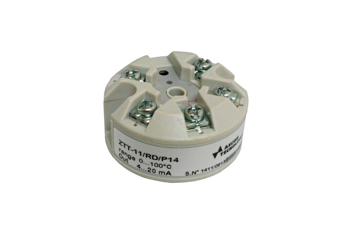 ZTT-11-RD-P14 - Ascon Tecnologic - Transmisor de temperatura para block