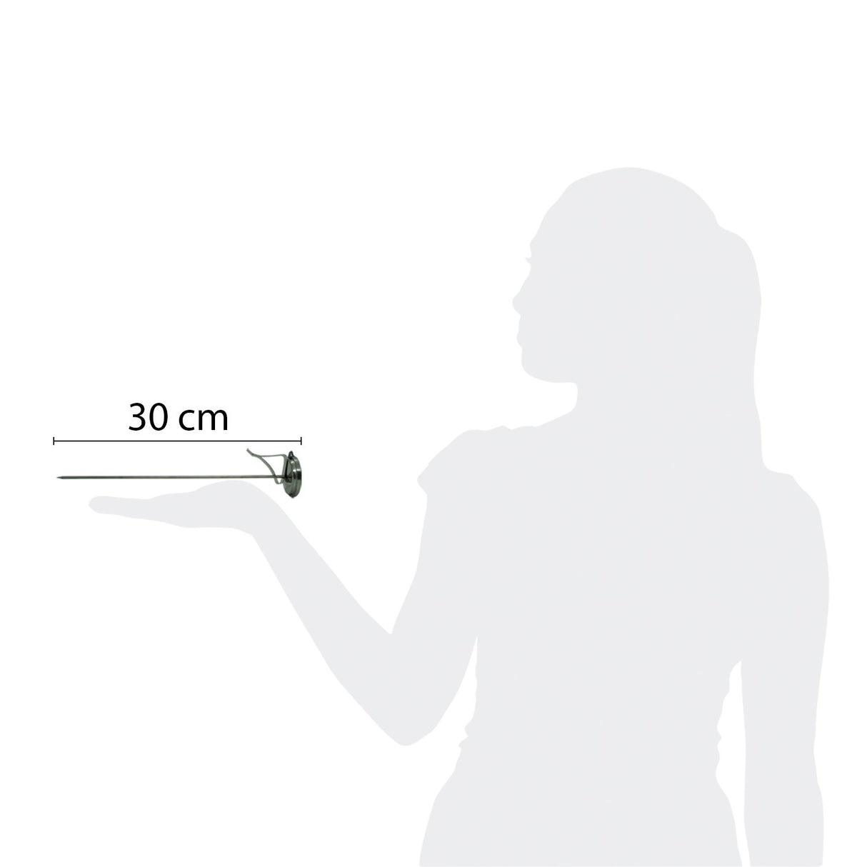 3522 - Taylor - Termómetro freidora 12" largo rango 10 a 285°c
