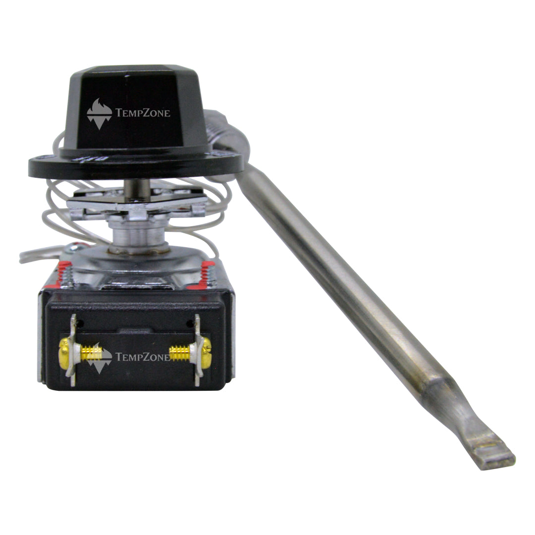 Termostato milivolts Universal Freidora 200-400°F Rosca 3/8" 36" Largo