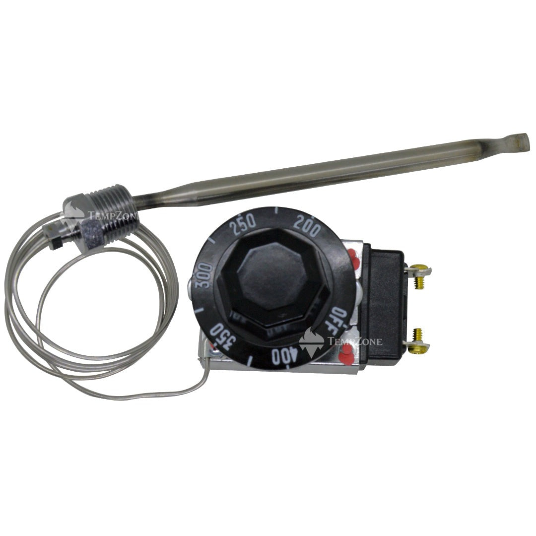 Termostato milivolts Universal Freidora 200-400°F Rosca 3/8" 36" Largo