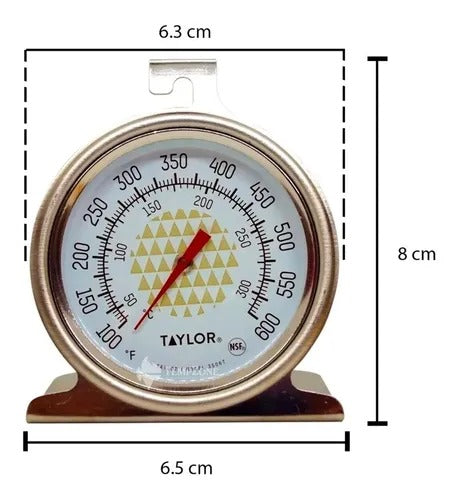 3506 - Taylor - Termómetro horno chef alta temperatura
