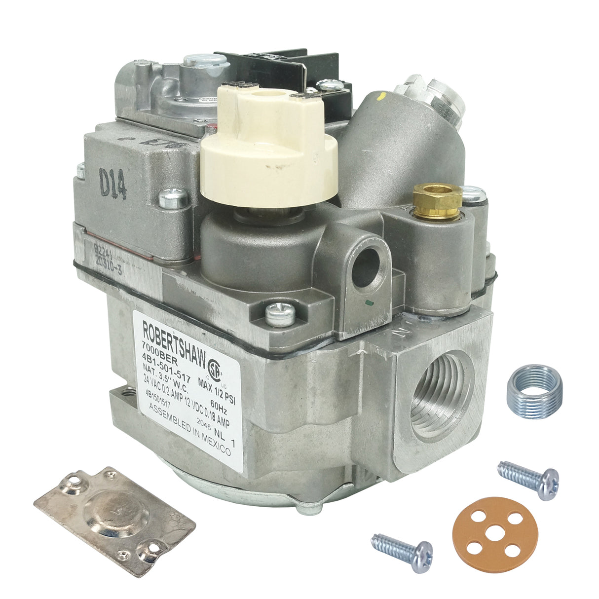 700-400 - Robertshaw - Valvula de gas combinada 1/2  x 3/4  24v, 240,000 BTU