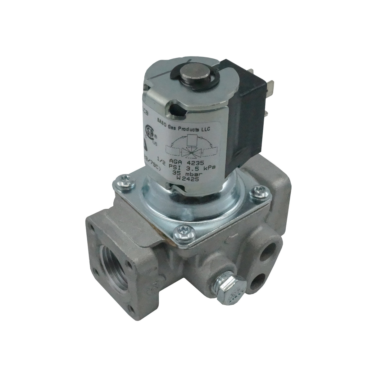 H91DS-3C REVB - Baso - Válvula Selenoide Shut-off    1/2" Npt