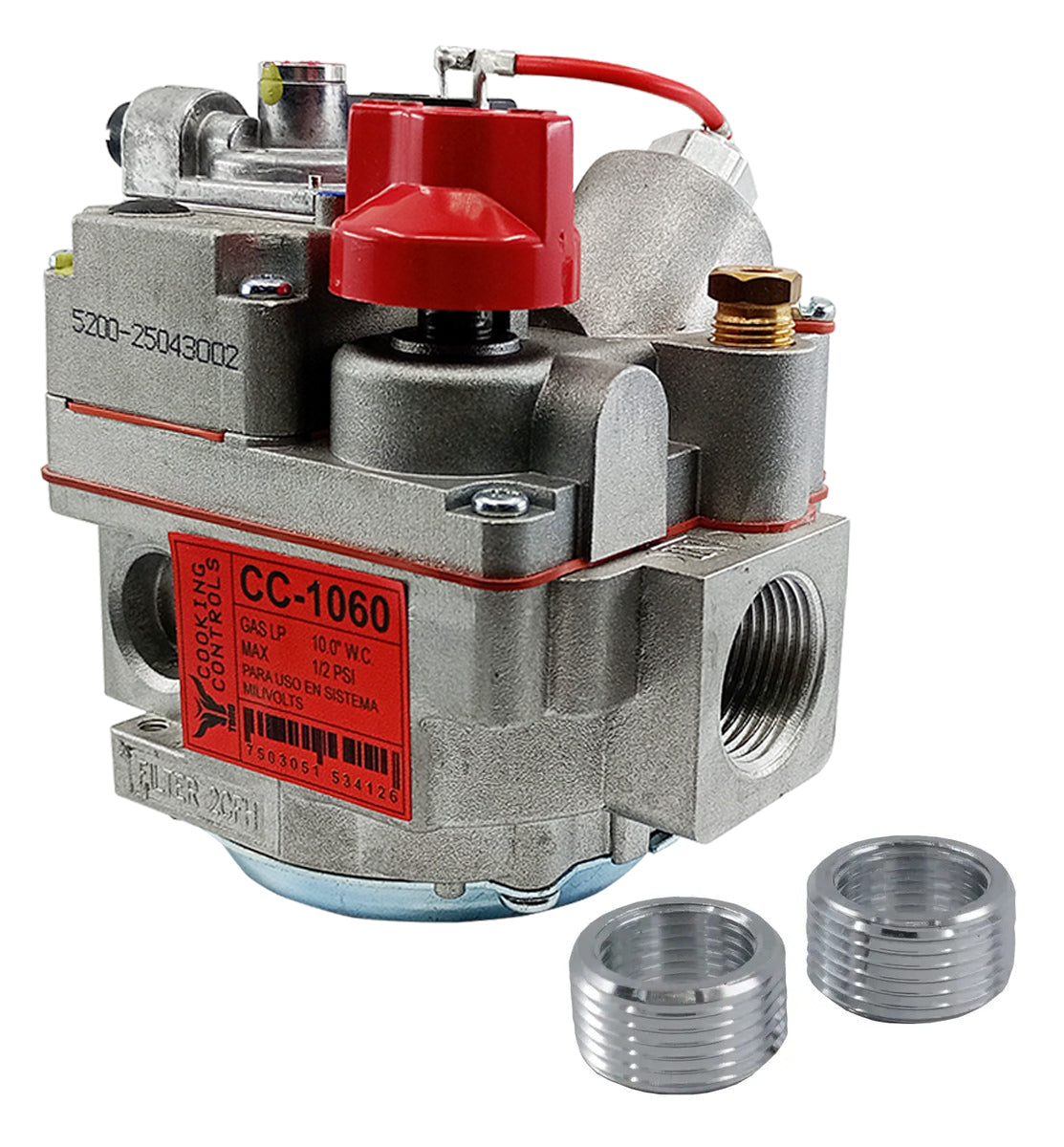 CC-2022 - Cooking Controls - Kit Freidora Valvula Milivolts Termostato Termopila Piloto