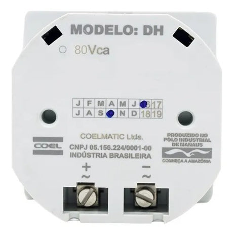 DH1/10 - Coel - Horómetro totalizador 10 a 80Vcd