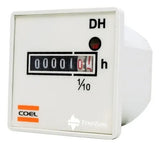 DH1/100-24 - Coel - Horómetro totalizador de horas alimentación  24V