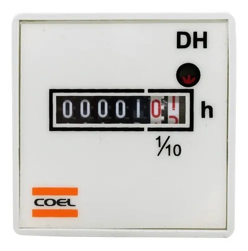 DH1/100-24 - Coel - Horómetro totalizador de horas alimentación  24V