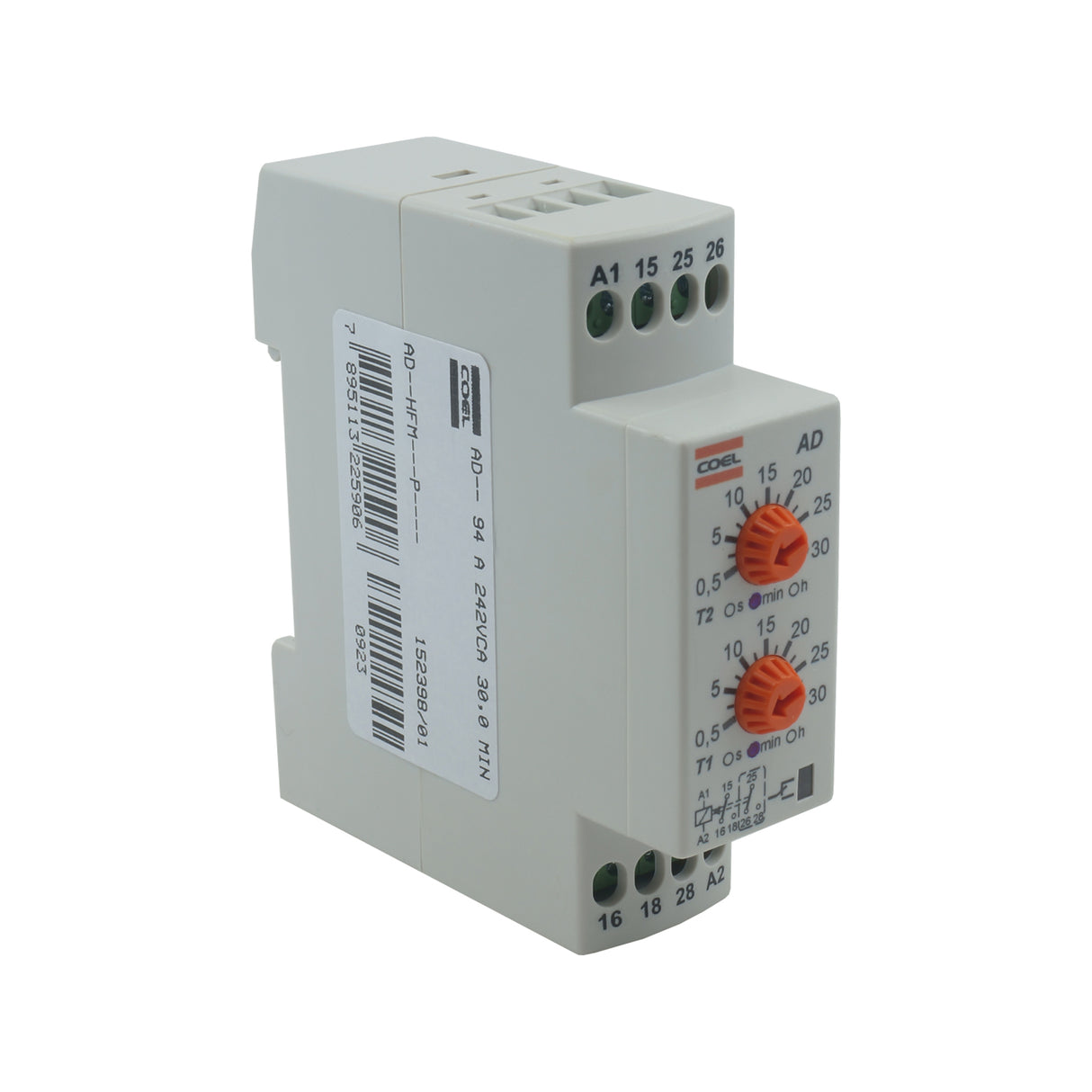 AD-HFM-P - Coel - Temporizador cíclico tiempos independientes T=30Min 94-240VCA
