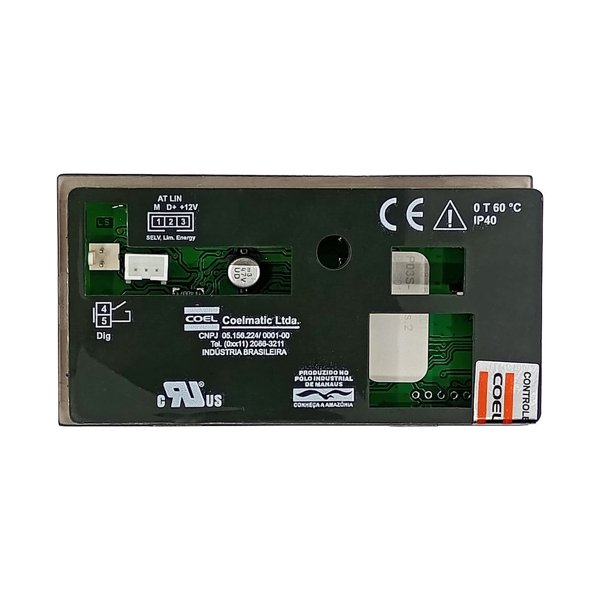 P03S-BB - Coel - Display touch para B05 de 96x50mm Rojo