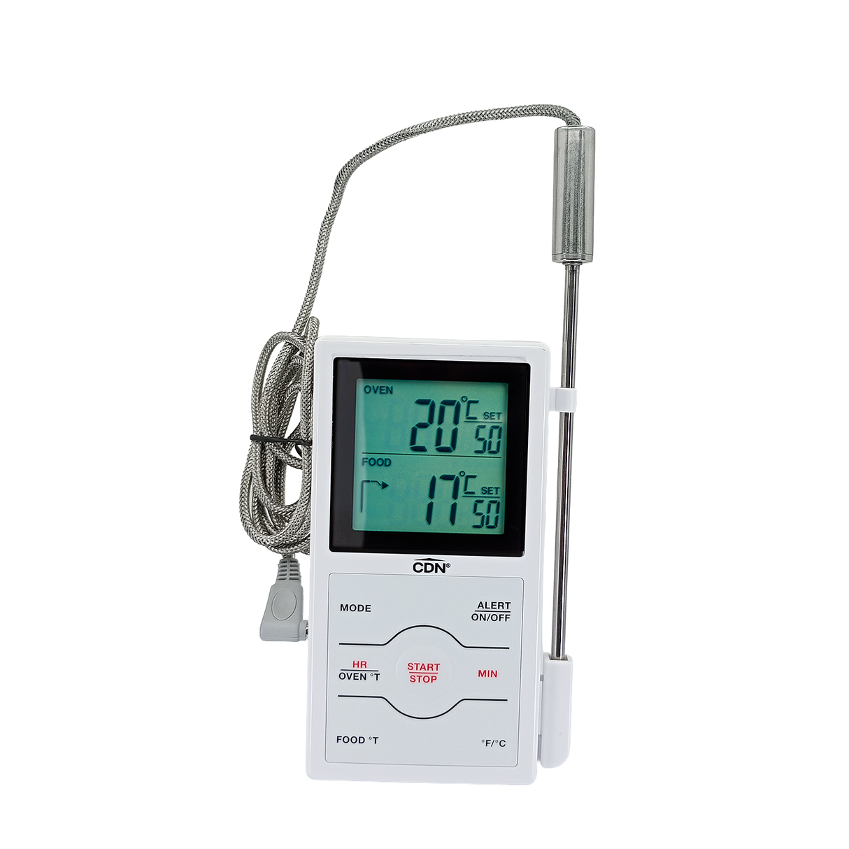 DSP1 - CDN - Termómetro Alimentos con Temporizador  y Sonda Rango 0 a 300°C