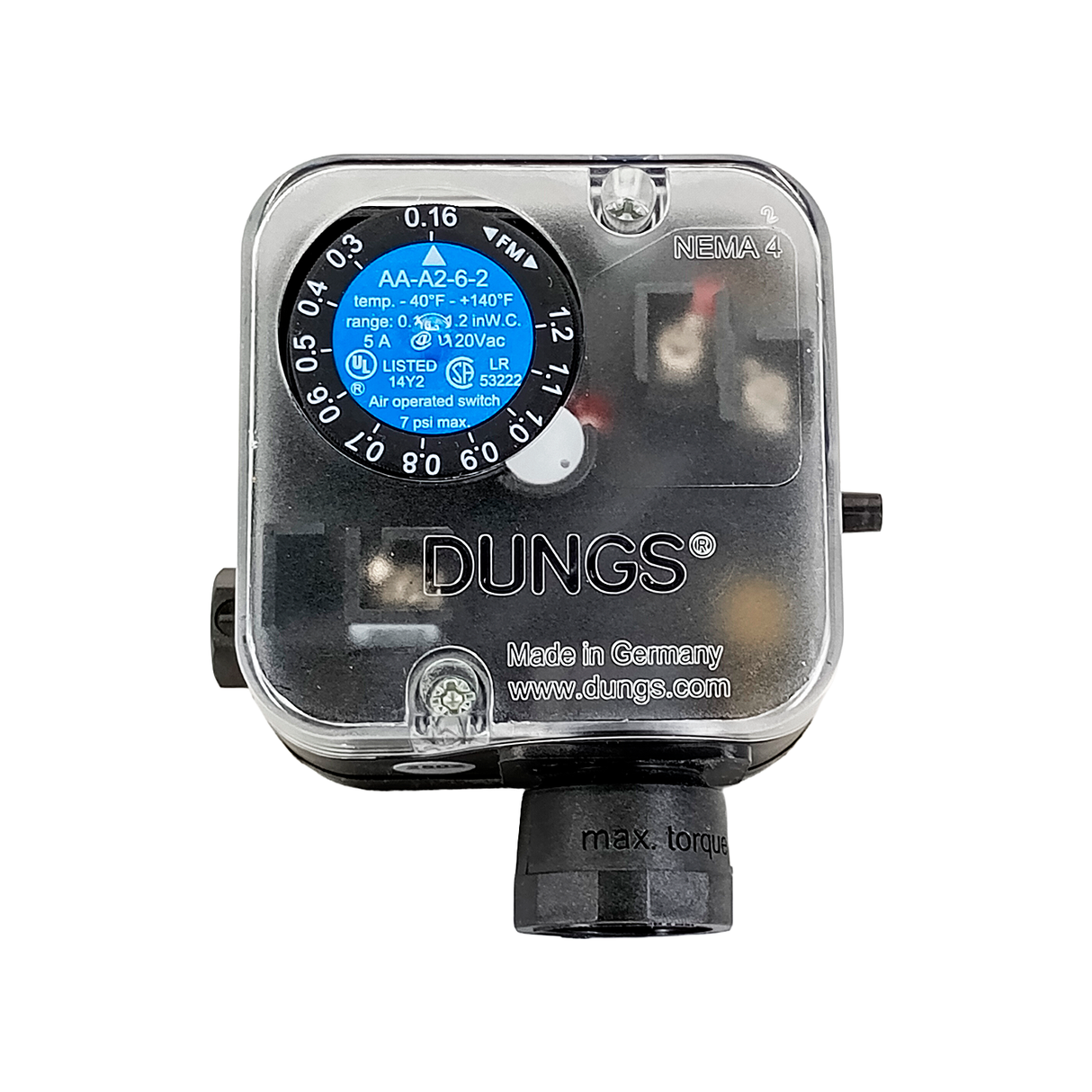 AA-A2-6-2 - Dungs - Switch de presión 0.16-1.20Wc #266932