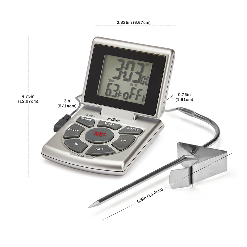 DTTC- CDN - Termometro Digital con tiemporizador para cocina