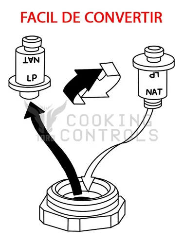 CC-2032 - Cooking Controls - Kit Freidora Manguera Y Regulador 3/4 Gas Nat Y Lp