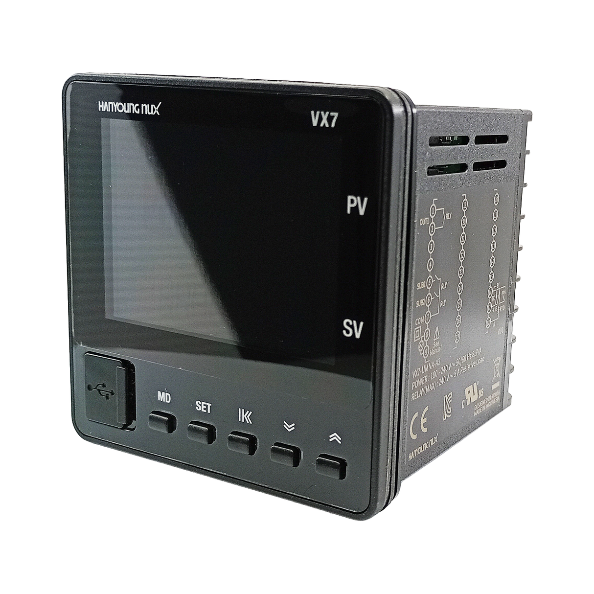 VX7UMNAA2 - Hanyoung - Control de temperatura digital lcd 72x72mm