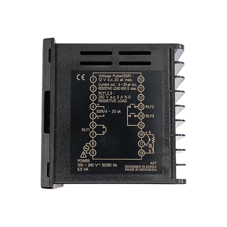 AX7-2A - Hanyoung - Control de Temperatura digital 72x72mm