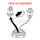 CC-1062-Cooking Controls - Regulador Gas Natural y LP   diamtero 3/4 Npt