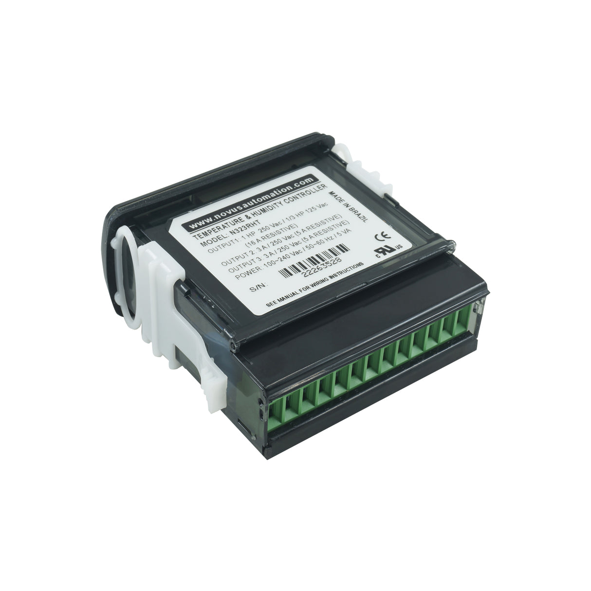 N323 RHT - Novus - Control de temperatura 80323h6031