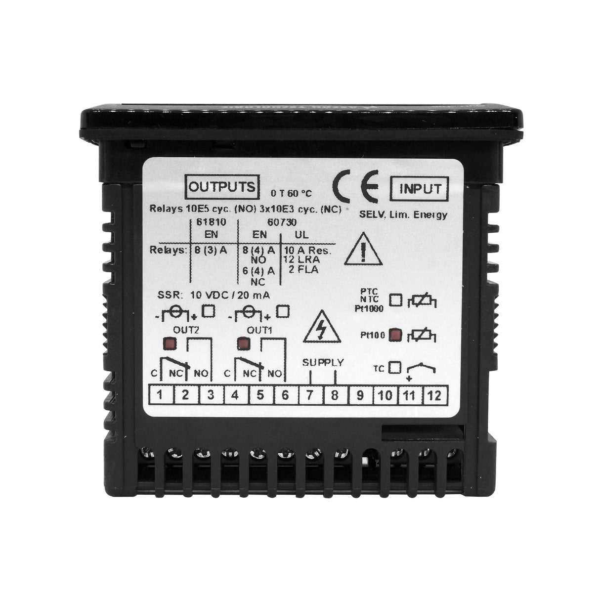 R38S-HFRRB-A-S - Coel - Termostato Proceso Digital 75x32 110-220V