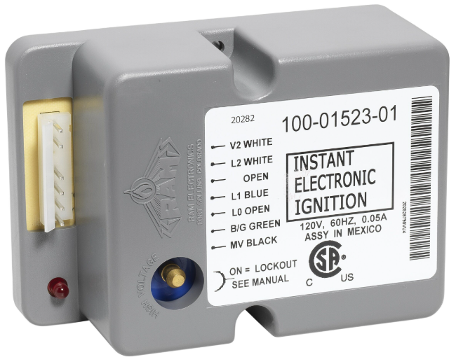100-01523-01 - Robertshaw - Control de Ignicion RAM-1 120v  chispa directa