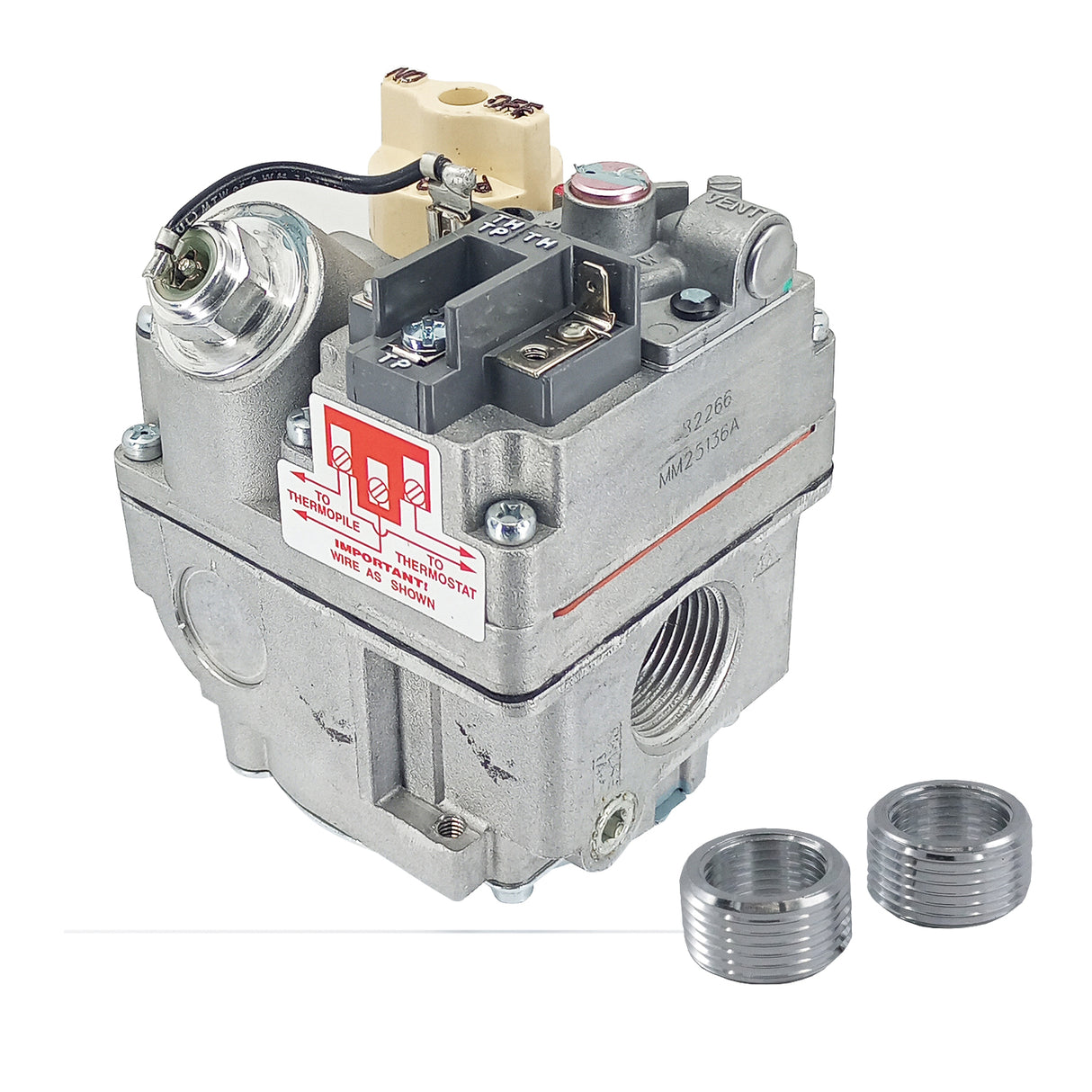 700-515 - Robertshaw - Válvula milivolts 3/4 npt gas LP serie 7000