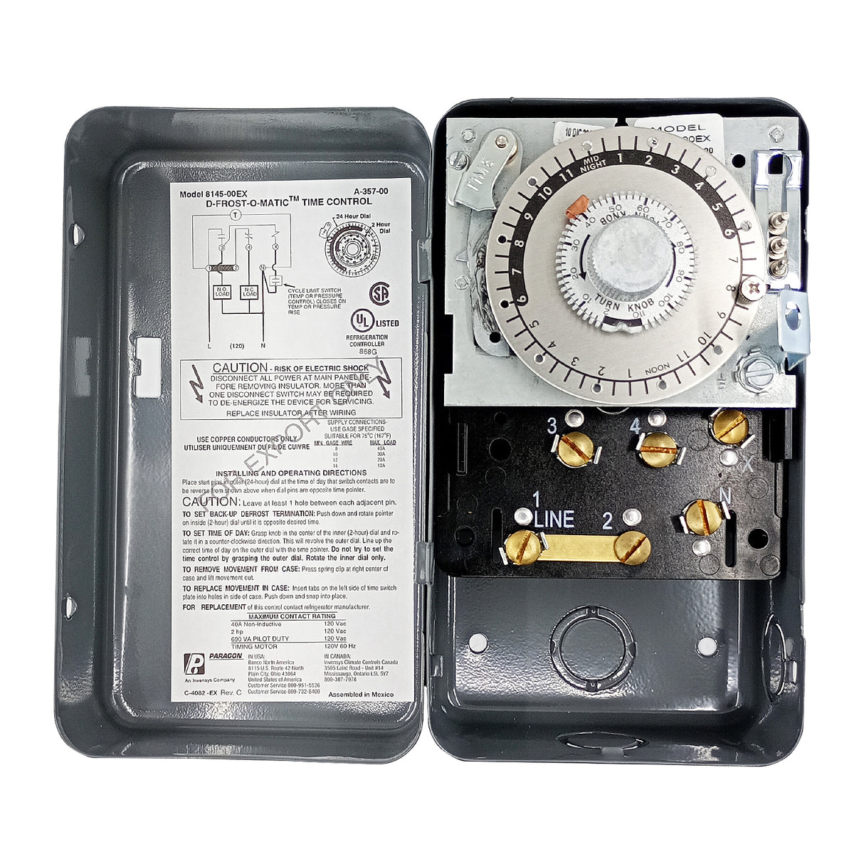 8145-00 - Robertshaw - Timer de deshielo 120v