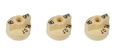 RS-2001 - Robertshaw - Kit de 3 perillas beige para válvula serie 7000