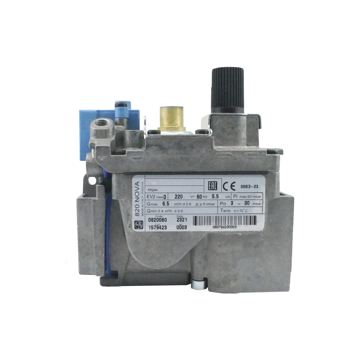 820060 - SIT - Valvula Horno Gas Novasit 820 Mac Sit 220vac