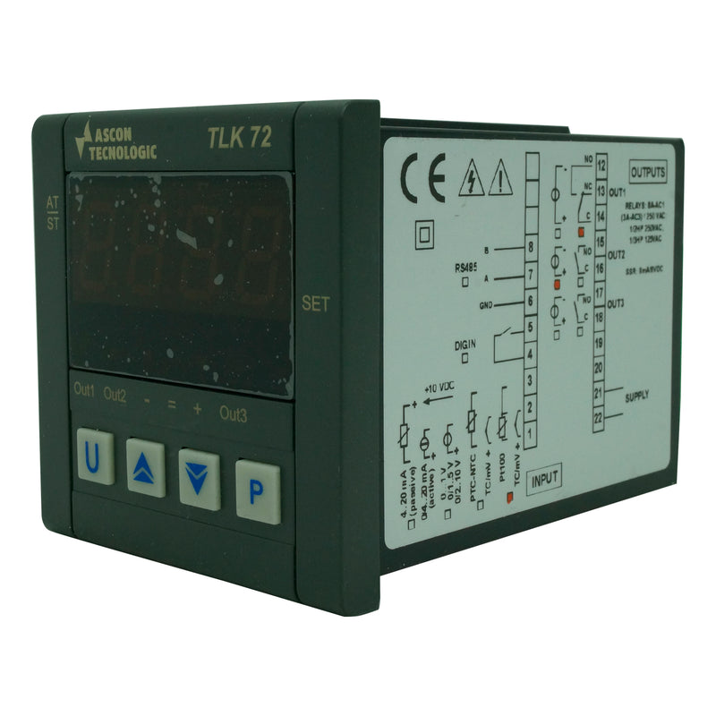 TLK72 - Coel - Control de Temperartura   Ascon Tecnologic  72 * 72 mm