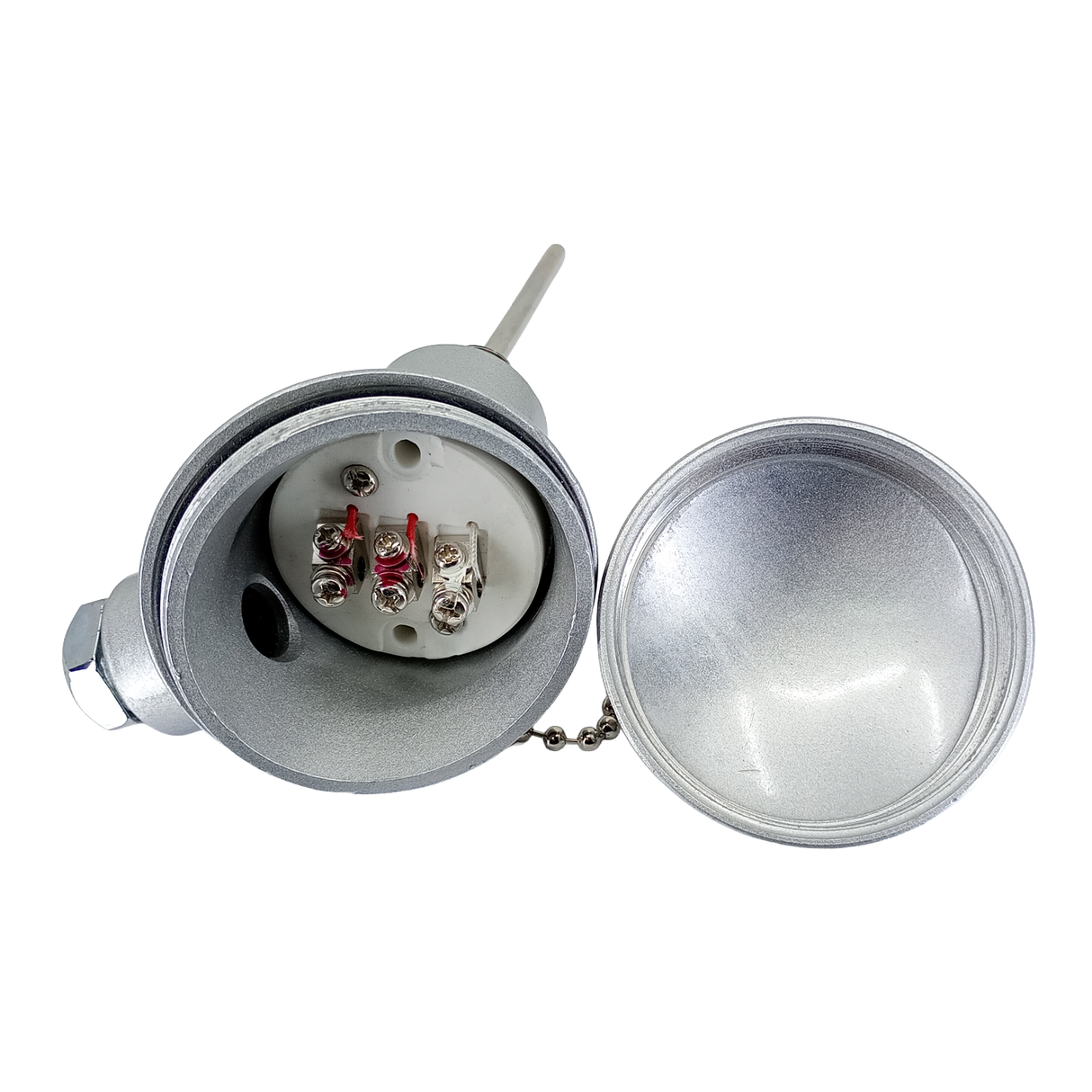 SPT10014X4R12C - Tempzone - Sensor PT100 1/4  x 4  rosca 1/2  NPT cabeza marina y block