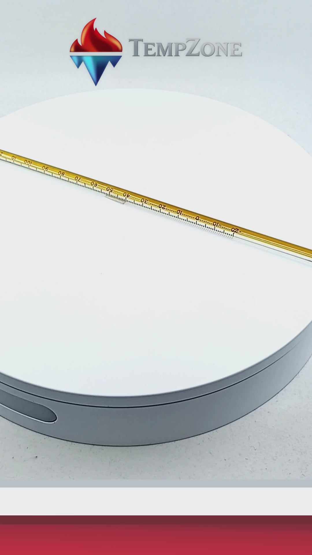 VA-6333M - Taylor - Termómetro de autoclave tipo sama de mercurio 14" L, rango -20 a 150°C
