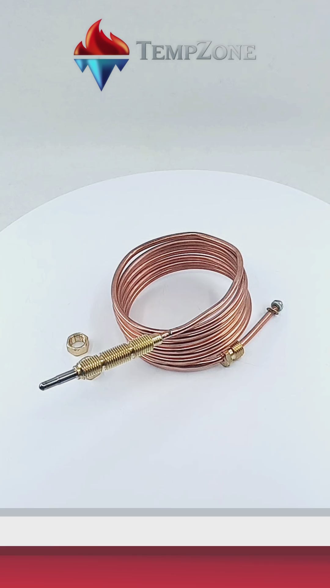 Alpha Brass - Termocople TC002, 1500 mm de largo, conector M9