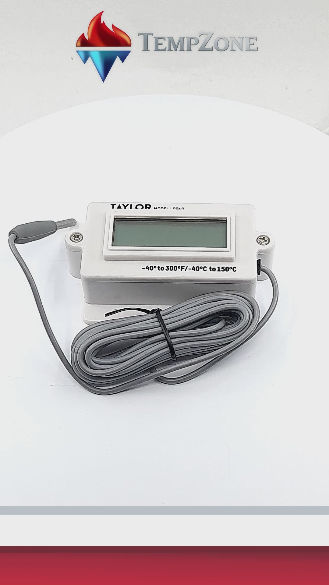 9940 - Taylor - Termómetro refrigeración montaje rango -40-150°C
