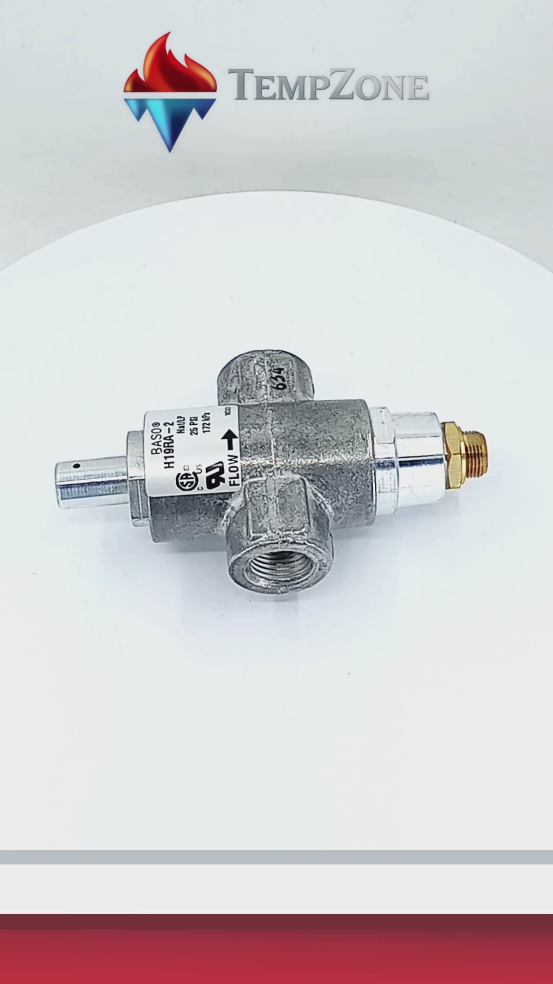 H19RA-2C - Baso - Válvula Pilostatica Tipo T  alta presión 3/8 " Npt